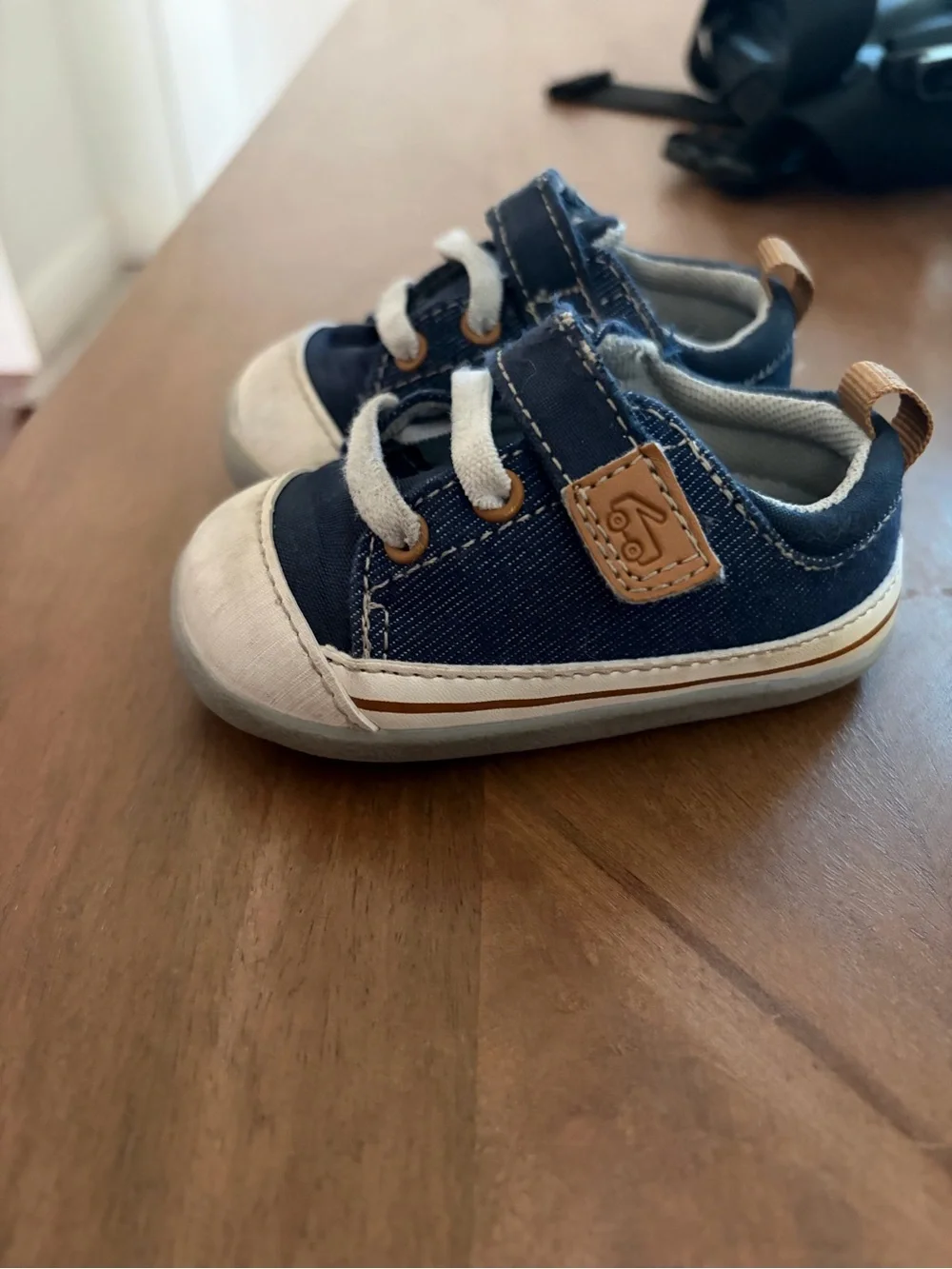See Kai run navy sneakers